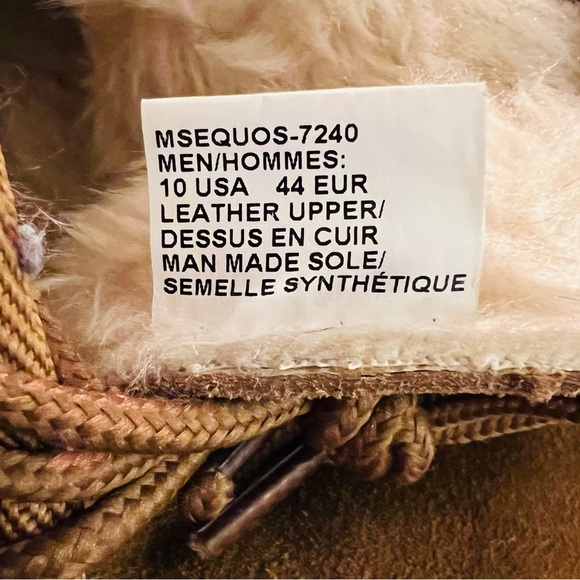 LUGZ - Mens Shearling Lined Suede Boots - Size 10 - Picture 2 of 10